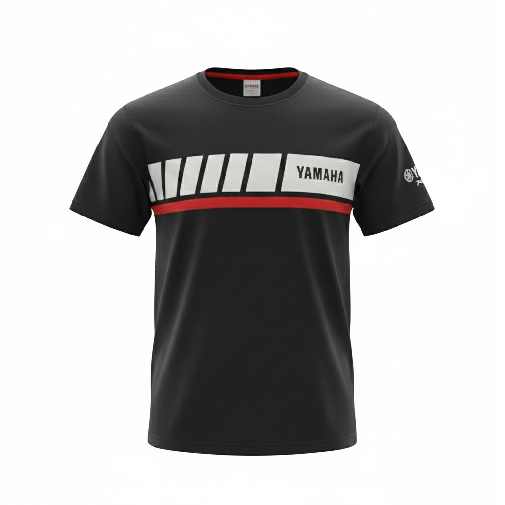 REMERA YAMAHA NEGRO