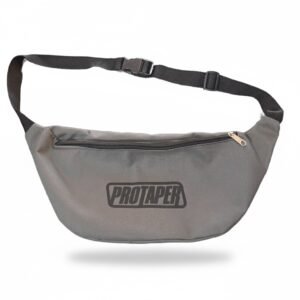 RIÑONERA PROTAPER GRIS LOGO NEGRO