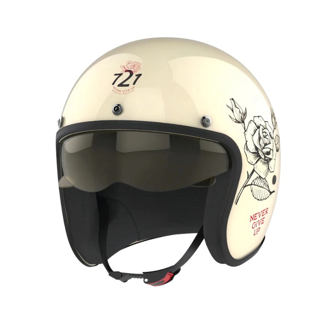 CASCO HAWK 721 NEVER GIVE UP VAINILLA