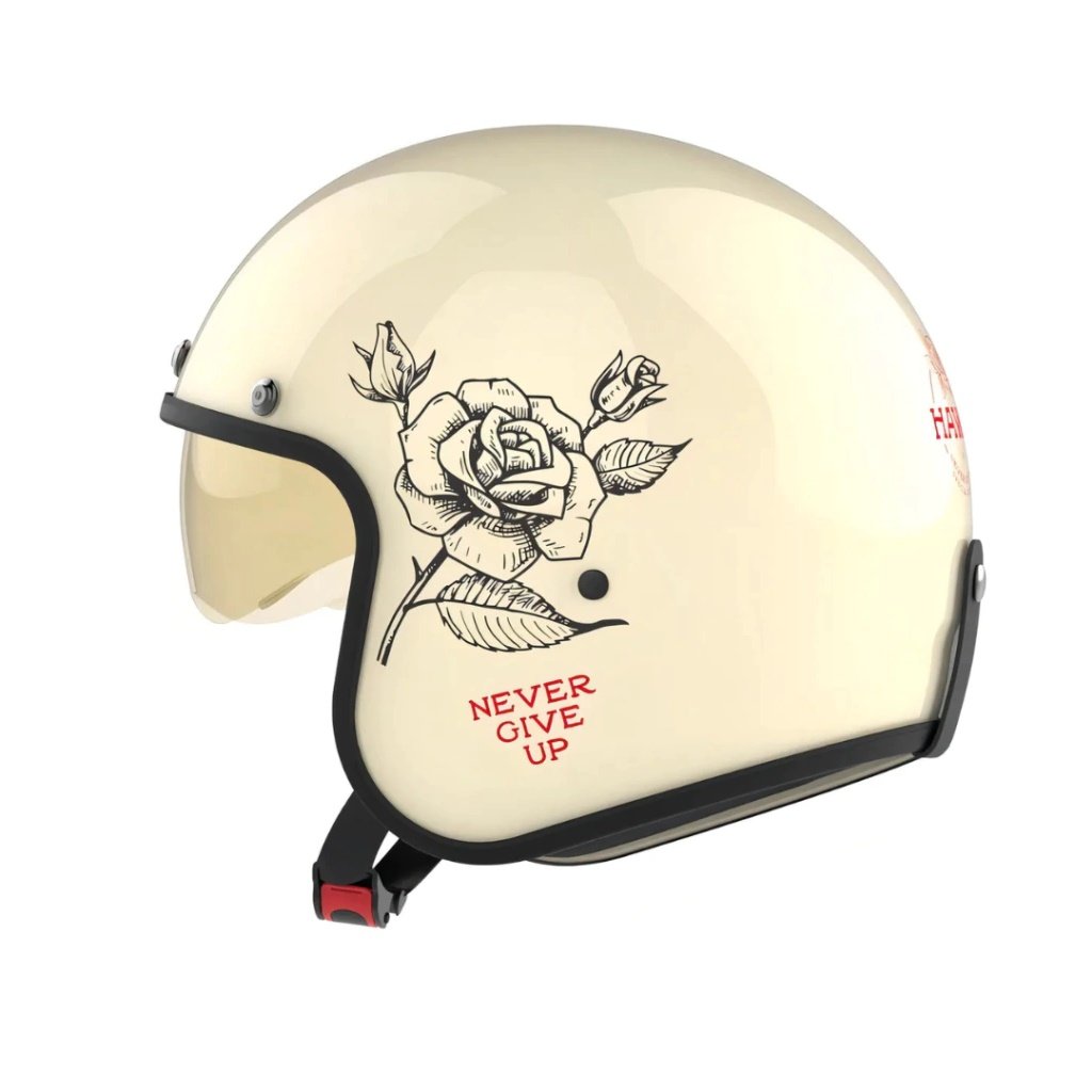 CASCO HAWK 721 NEVER GIVE UP VAINILLA