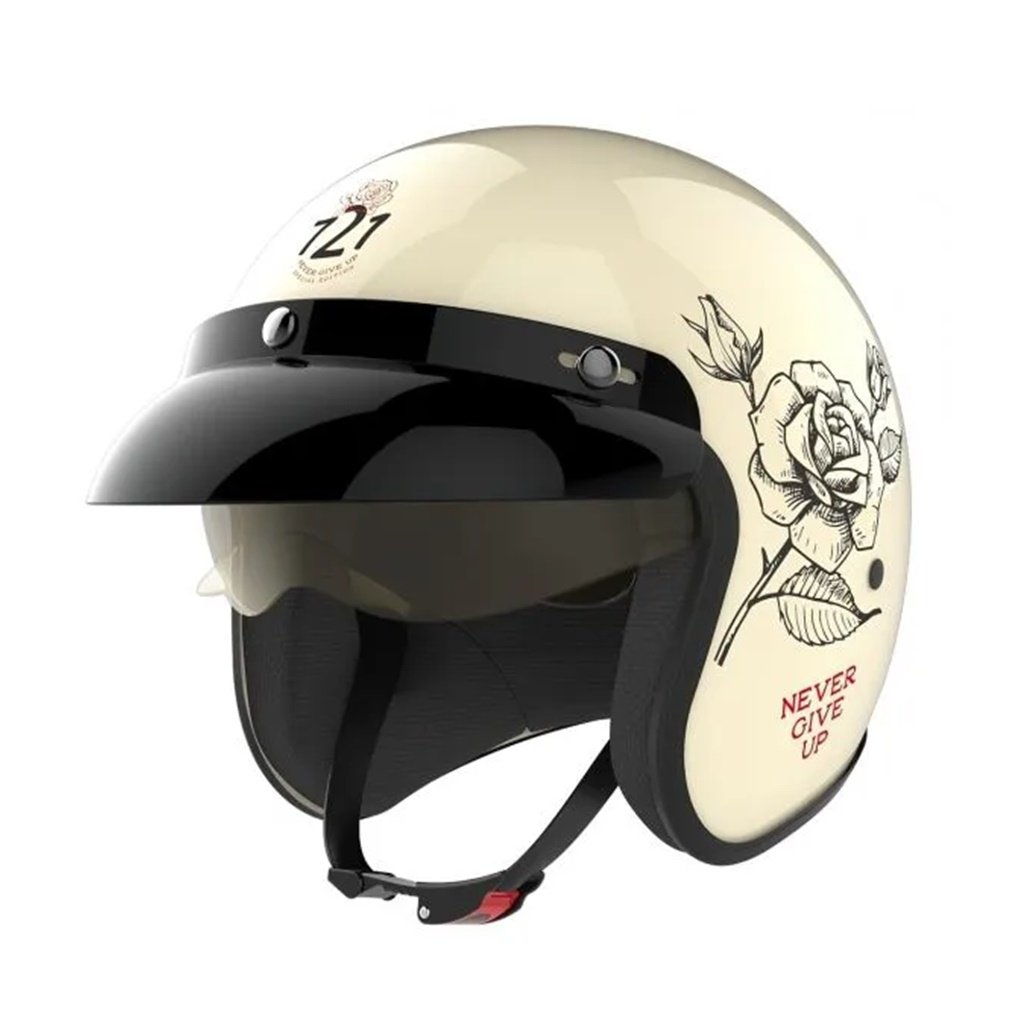 CASCO HAWK 721 NEVER GIVE UP VAINILLA