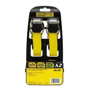 CINTA AMARRE 408 KG X2 AMARILLA CROSSMASTER