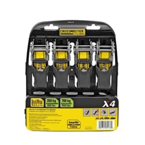 CINTA AMARRE 700KG X4 CON CRIQUE CROSSMASTER