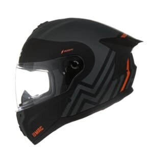 CASCO MAC FF070 VOLT RODAK NEGRO GRIS NARANJA