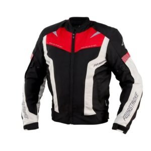 CAMPERA FOURSTROKE WARRIOR NEGRA, ROJA