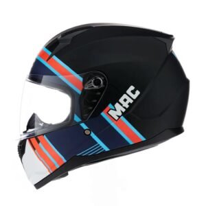 CASCO MAC FFM67 BASS SPOOM NEGRO - AZUL - ROJO