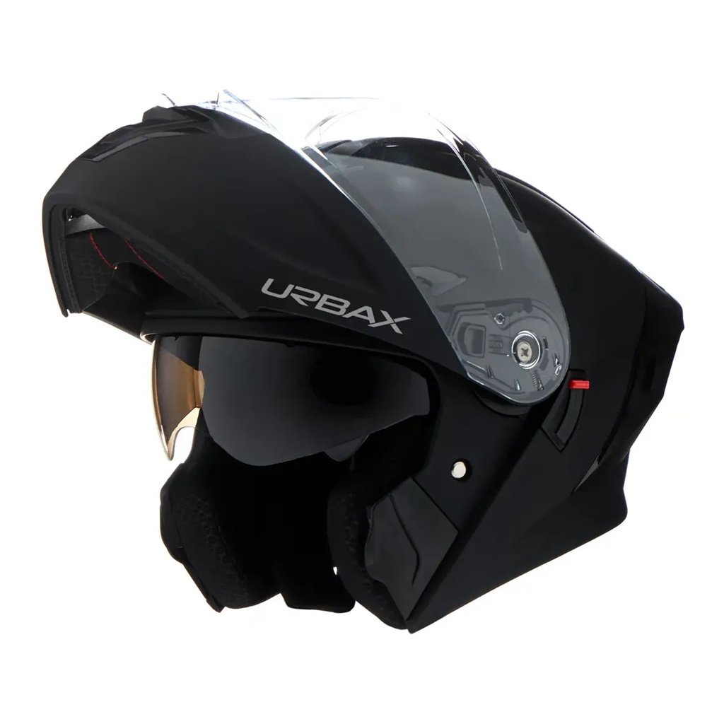 CASCO REBATIBLE URBAX FF911 ATLAS SOLID NEGRO