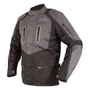 CAMPERA ADVENTURE 3 CAPAS LARGA NEGRO-GRIS