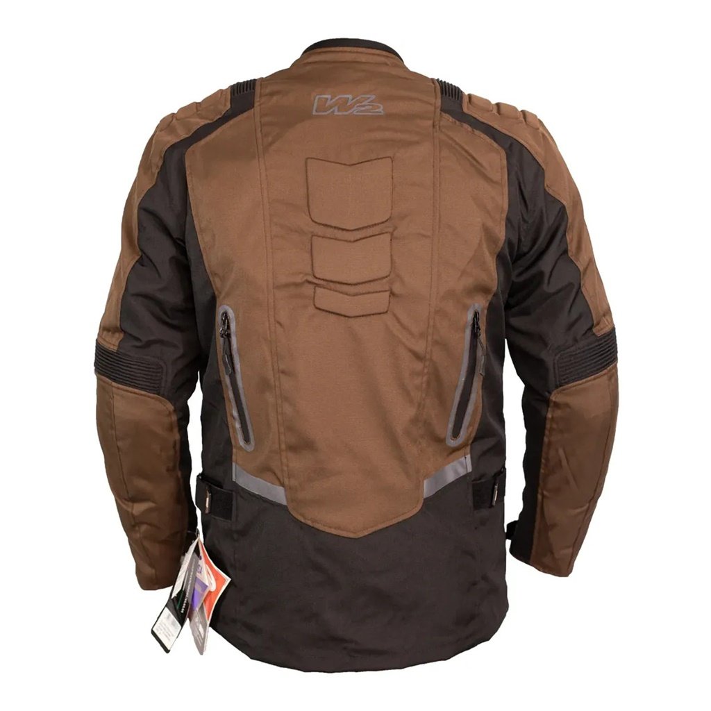 CAMPERA ADVENTURE 3 CAPAS LARGA NEGRO Y MARRON