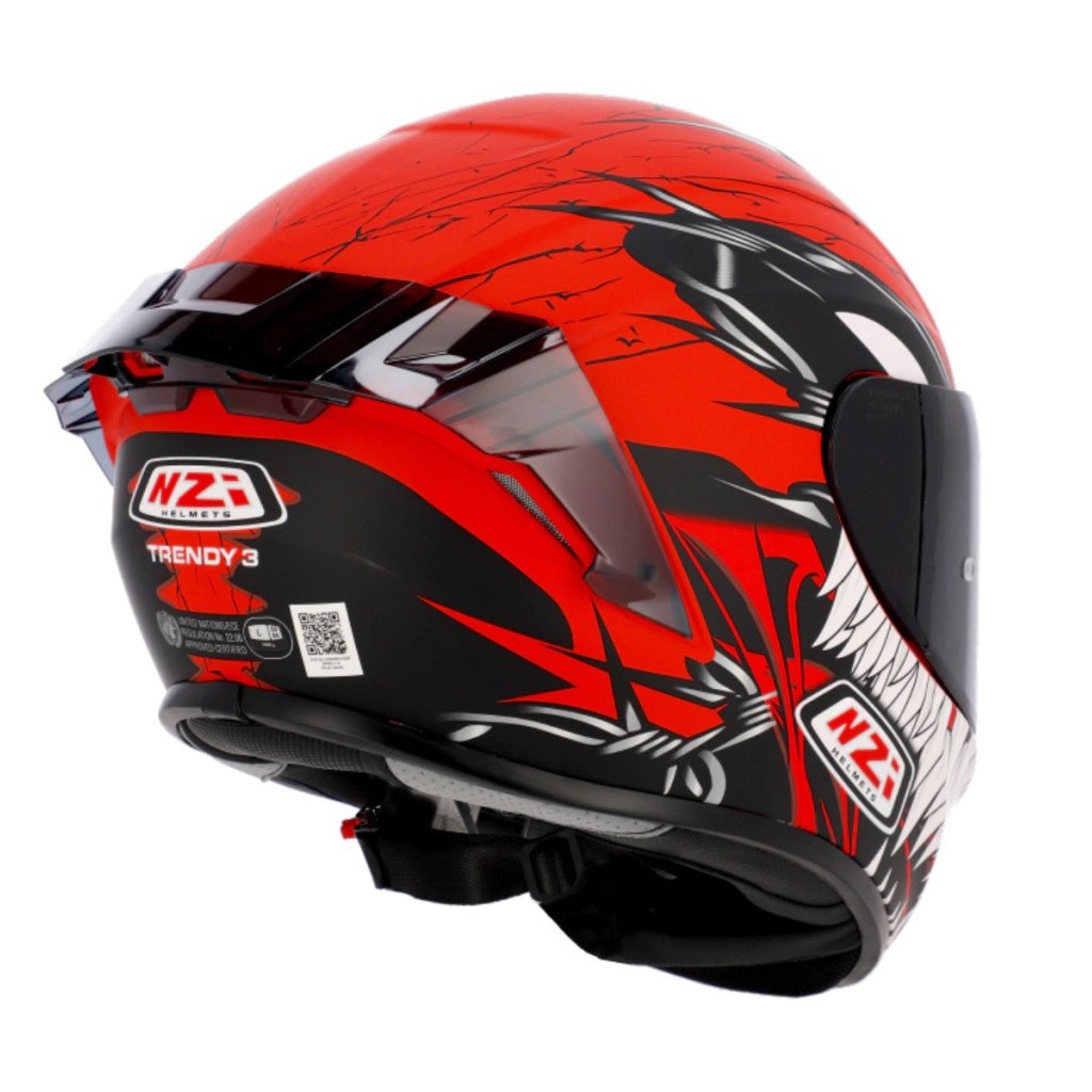 CASCO NZI STREAM 3 STREAM VENENO ROJO MATE