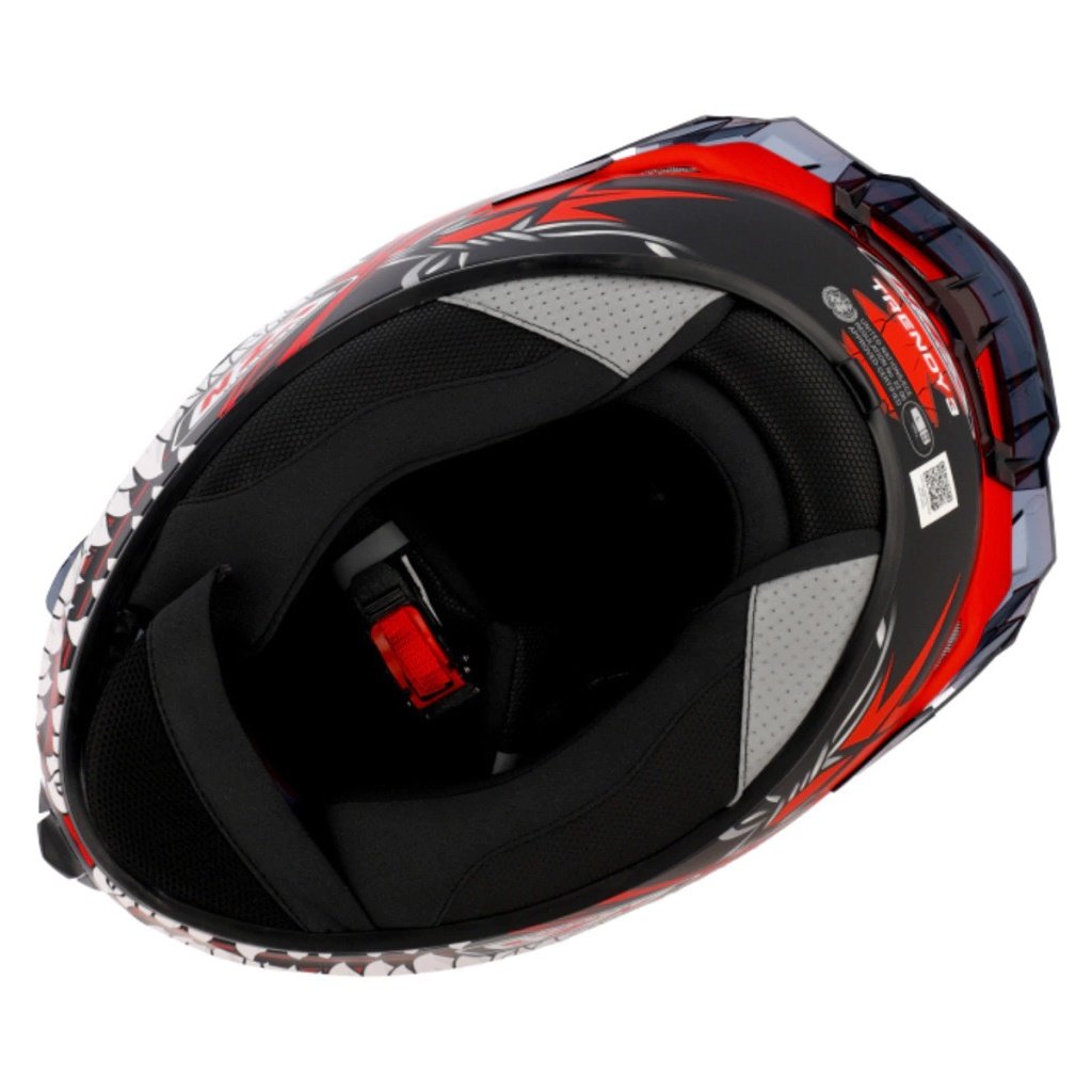 CASCO NZI STREAM 3 STREAM VENENO ROJO MATE