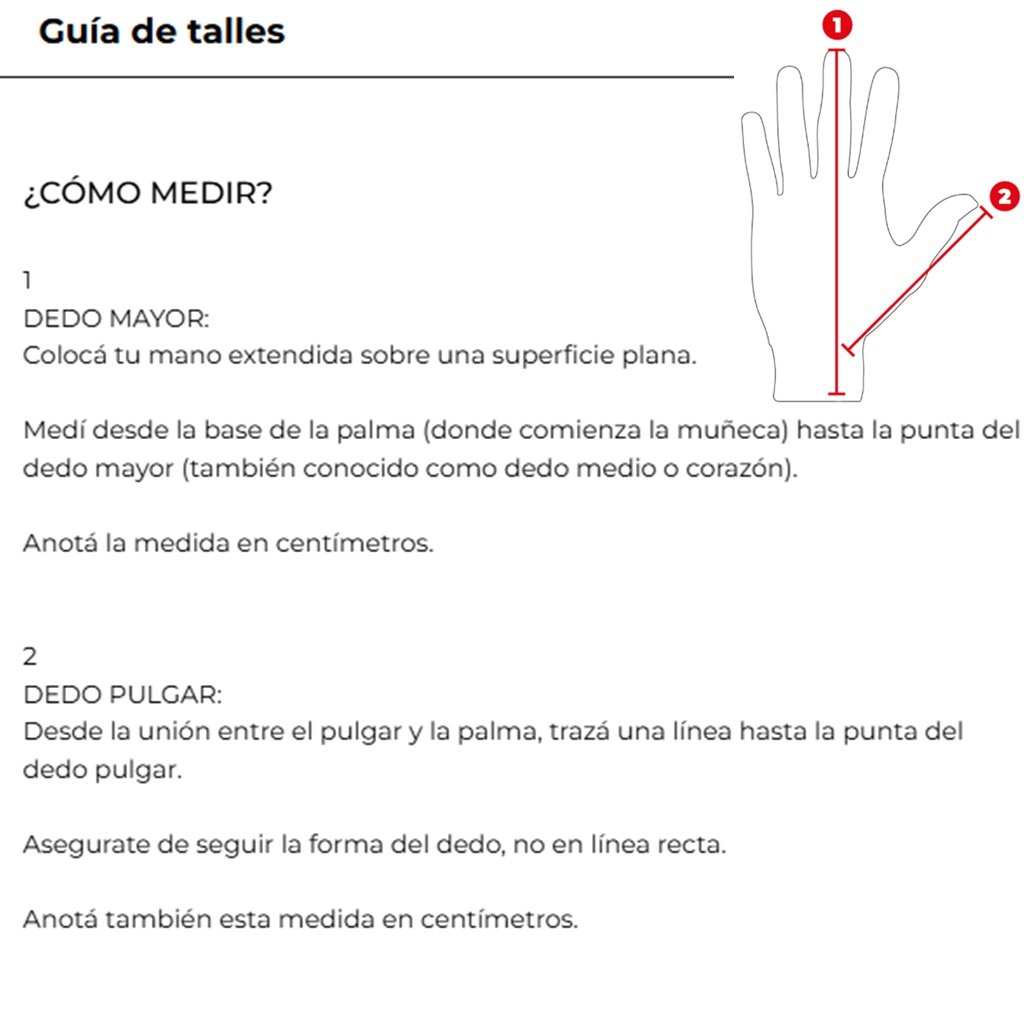 TALLES GUANTES NTO EXPLORER EVO NEGRO