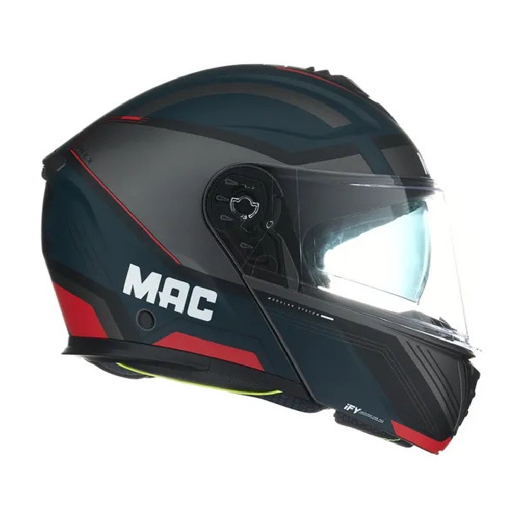 CASCO MAC FF917 ONYX GENIUS AZUL Y ROJO
