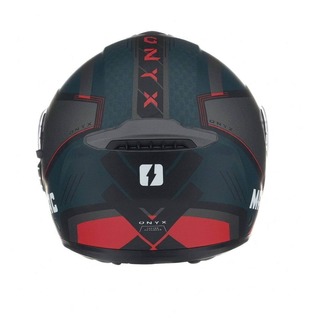 CASCO MAC FF917 ONYX GENIUS AZUL Y ROJO