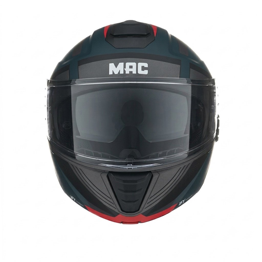 CASCO MAC FF917 ONYX GENIUS AZUL Y ROJO