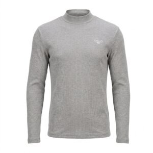 REMERA TERMICA MEDIA POLERA GRIS CLARO
