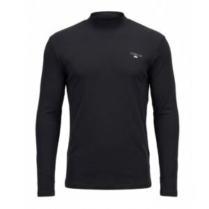 REMERA TERMICA MEDIA POLERA NEGRA