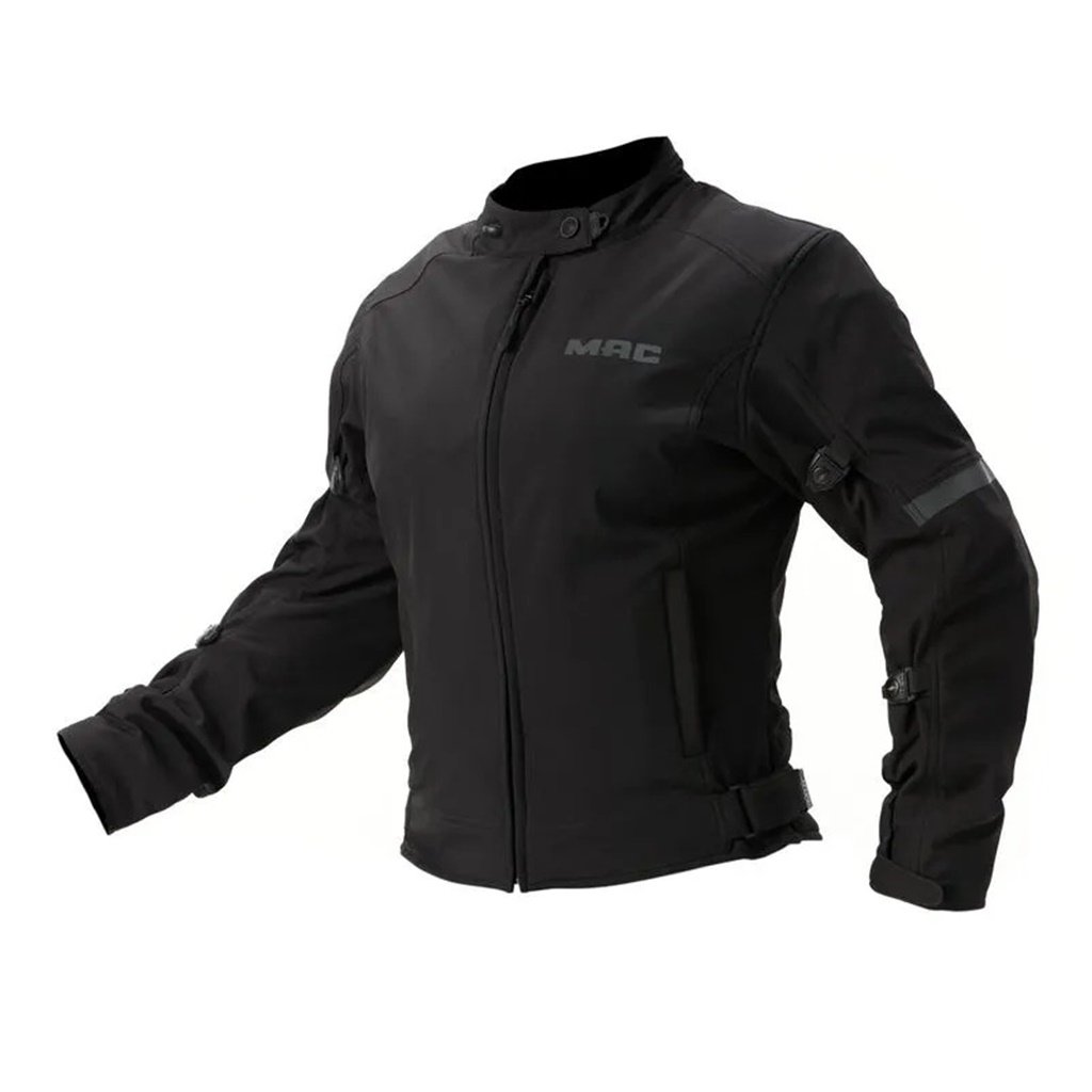 CAMPERA MAC URBAN SOFTSHELL NEGRA MUJER