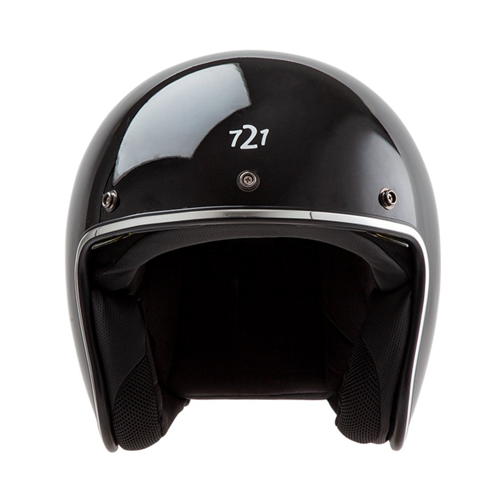 CASCO HAWK 721 CLASSIC NEGRO BRILLANTE - Imagen 3