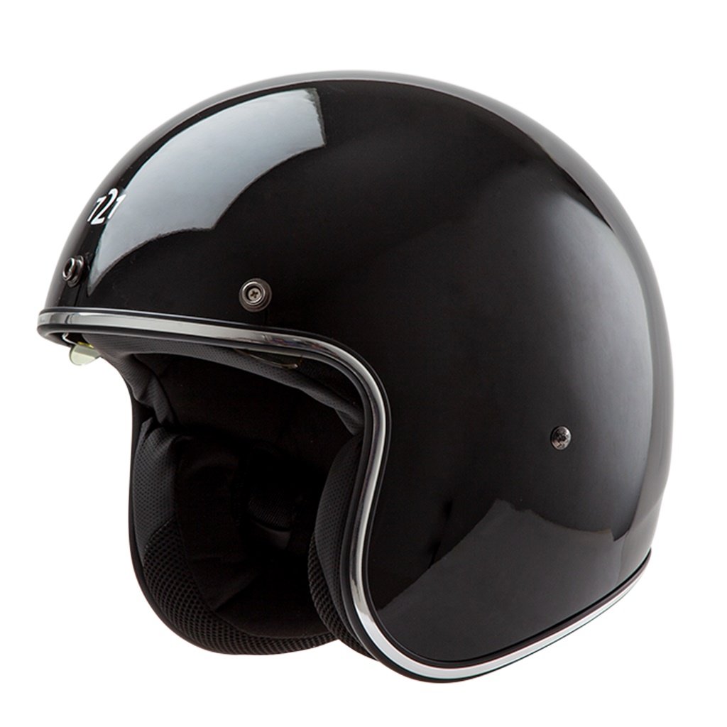 CASCO HAWK 721 CLASSIC NEGRO BRILLANTE - Imagen 2