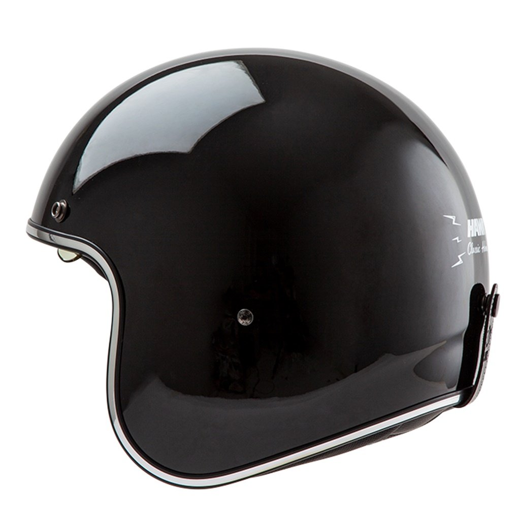 CASCO HAWK 721 CLASSIC NEGRO BRILLANTE
