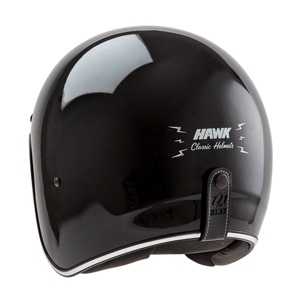 CASCO HAWK 721 CLASSIC NEGRO BRILLANTE