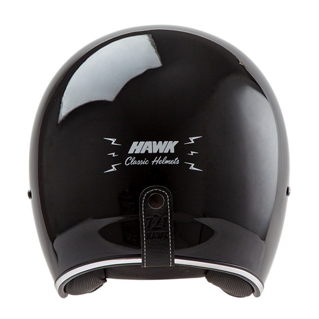 CASCO HAWK 721 CLASSIC NEGRO BRILLANTE