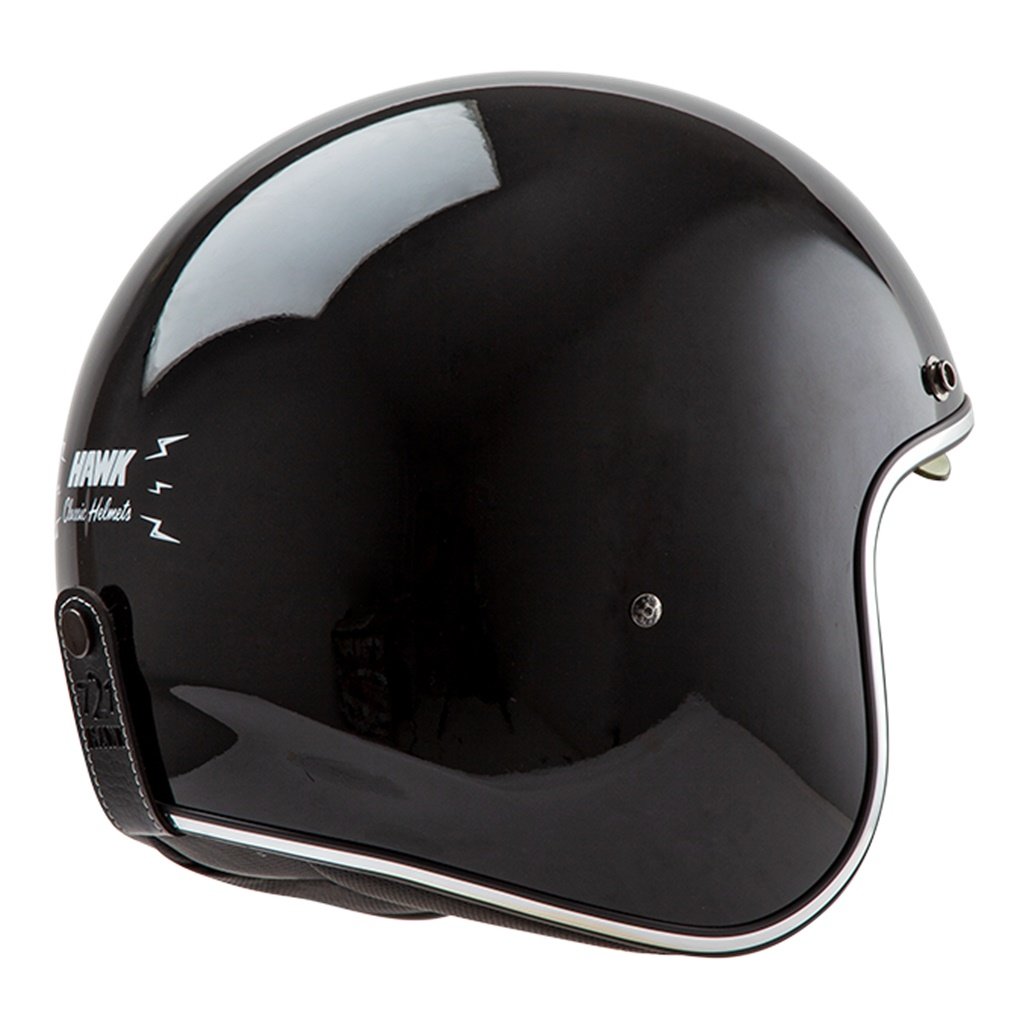 CASCO HAWK 721 CLASSIC NEGRO BRILLANTE