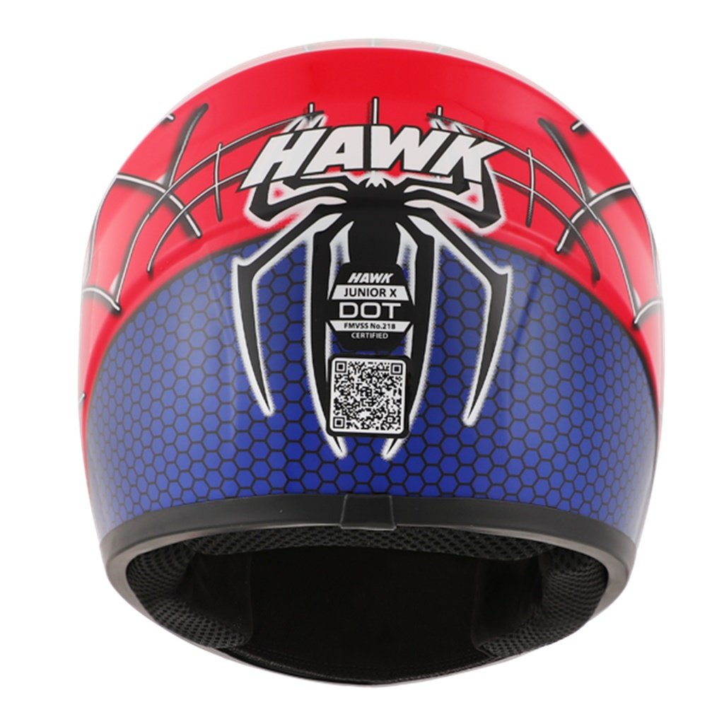 CASCO HAWK RS JUNIORX SPIDERMAN ROJO BRILLANTE