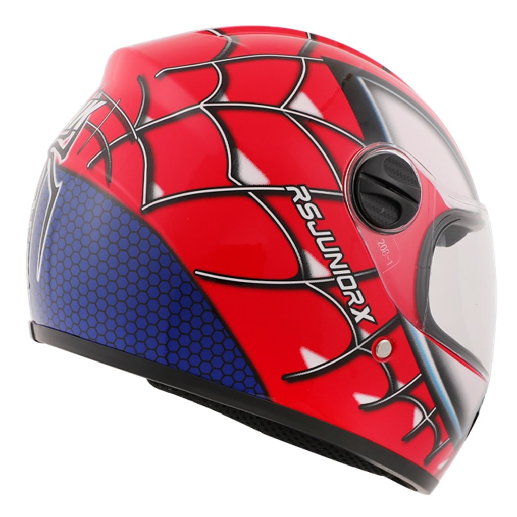 CASCO HAWK RS JUNIORX SPIDERMAN ROJO BRILLANTE