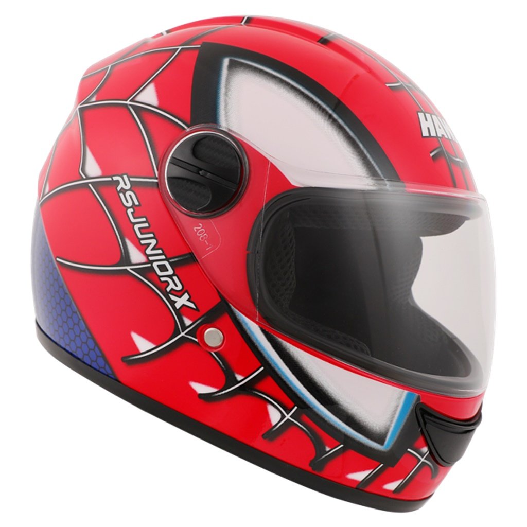 CASCO HAWK RS JUNIORX SPIDERMAN ROJO BRILLANTE