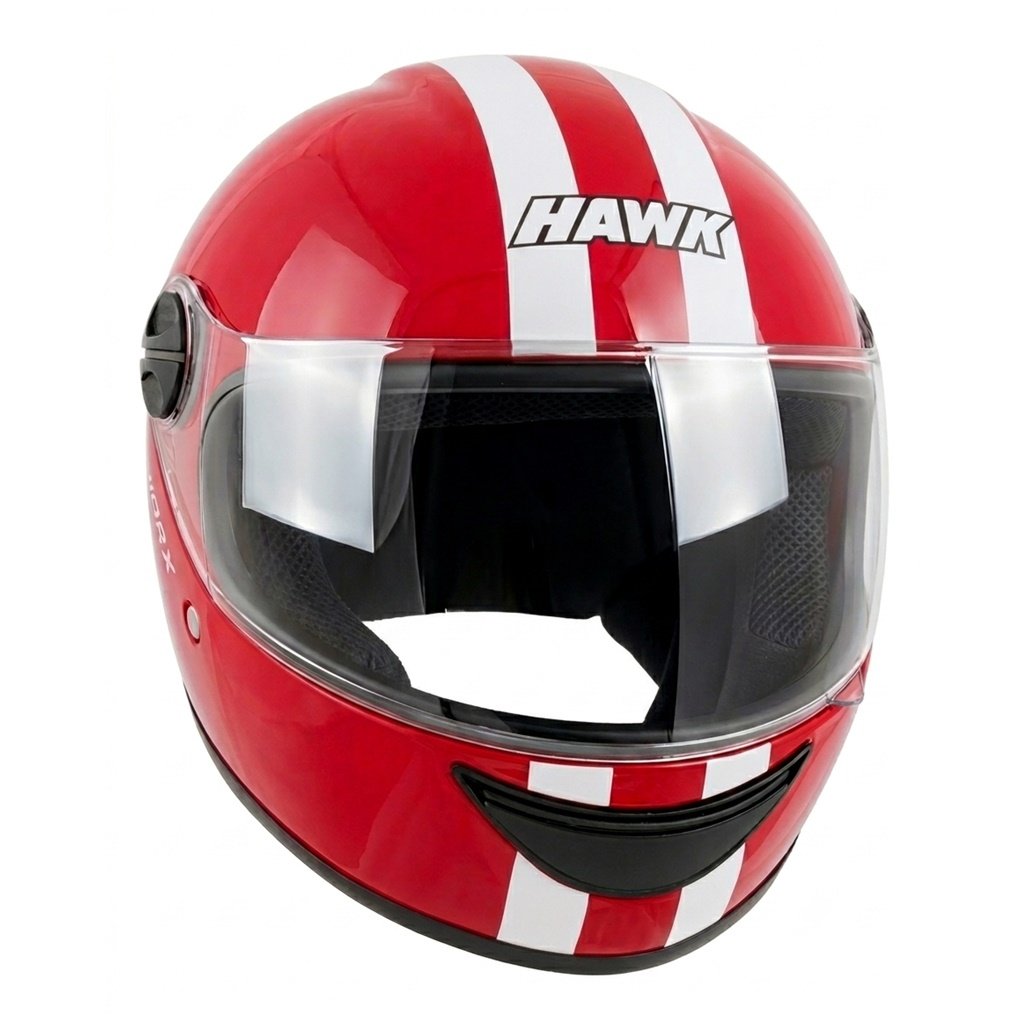 CASCO HAWK RS JUNIORX VIPER ROJO BRILLANTE