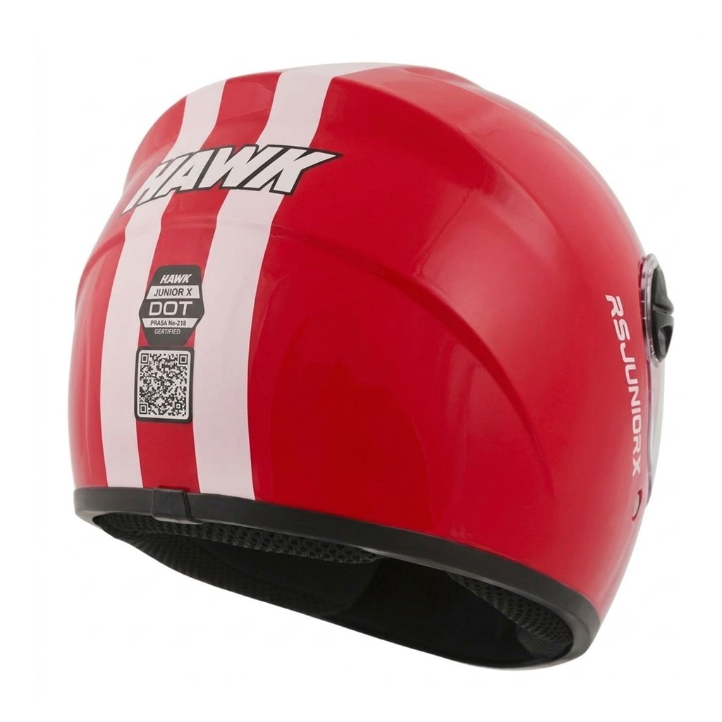 CASCO HAWK RS JUNIORX VIPER ROJO BRILLANTE