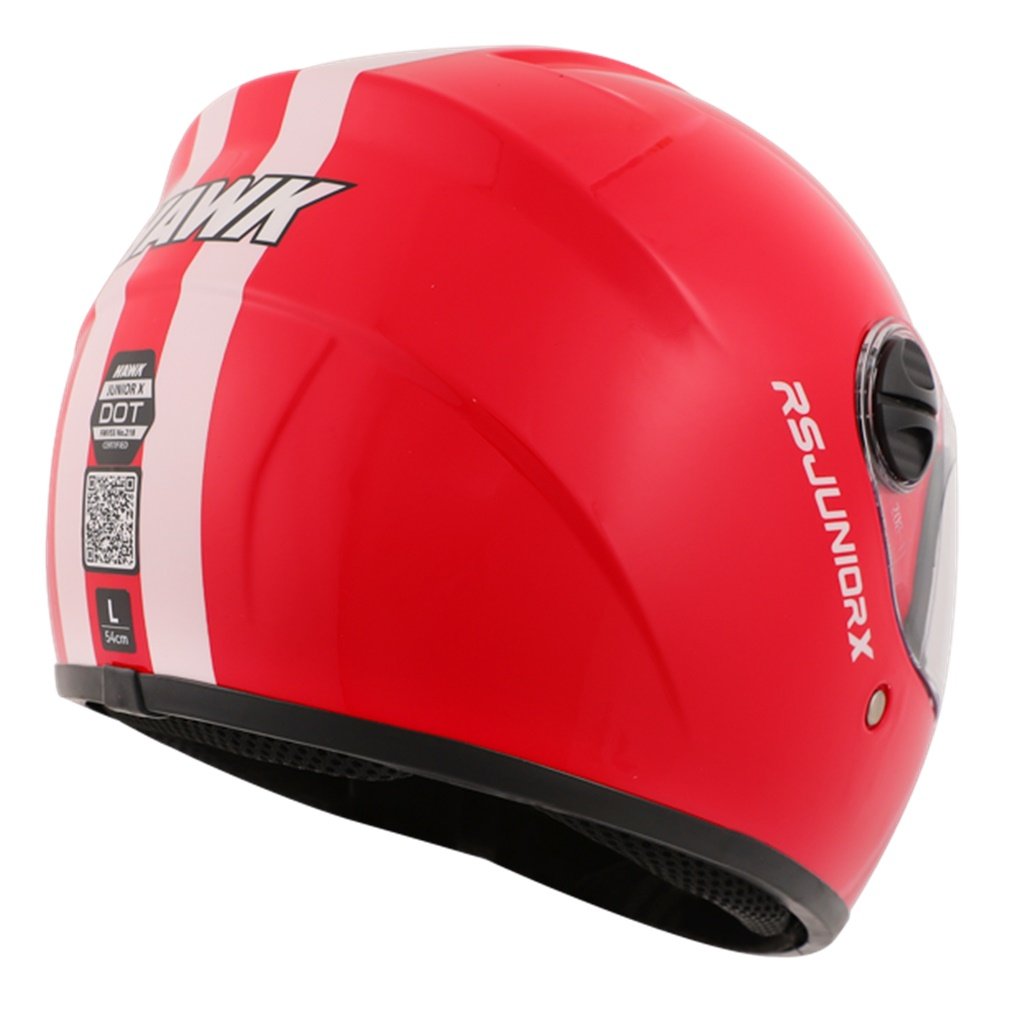 CASCO HAWK RS JUNIORX VIPER ROJO BRILLANTE