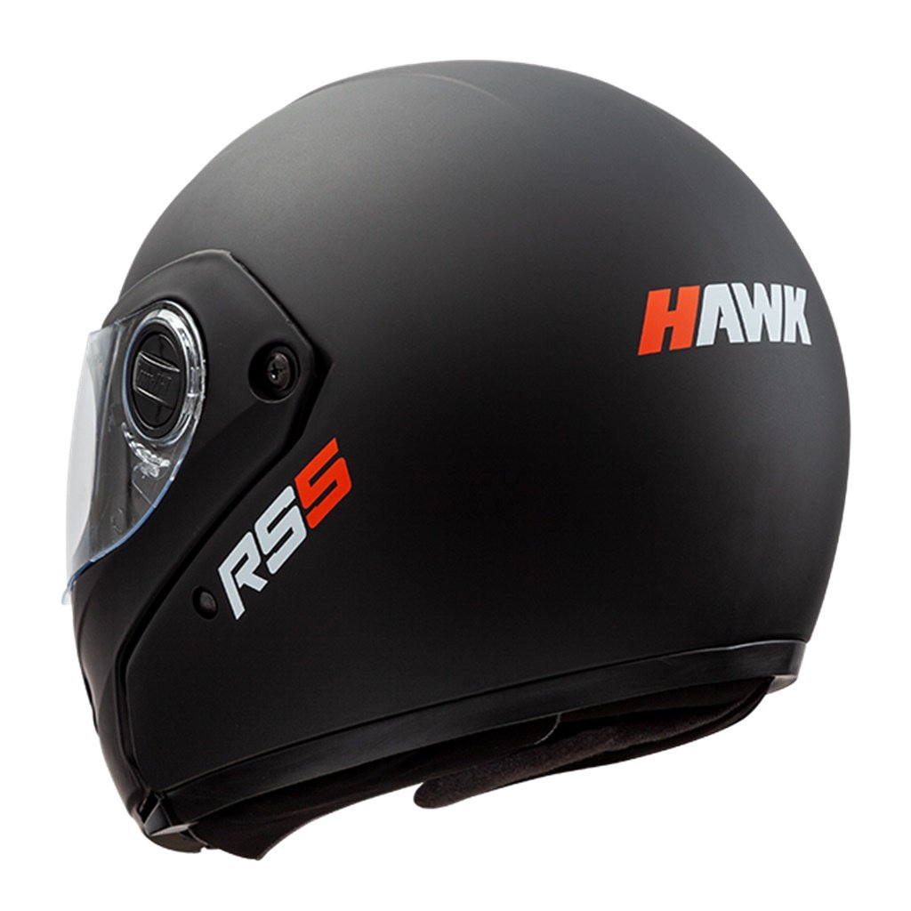 CASCO HAWK RS5 FLIP UP NEGRO MATE