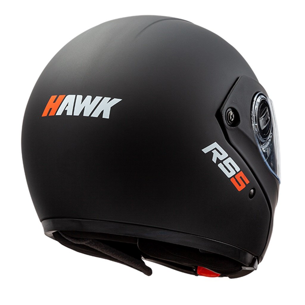 CASCO HAWK RS5 FLIP UP NEGRO MATE