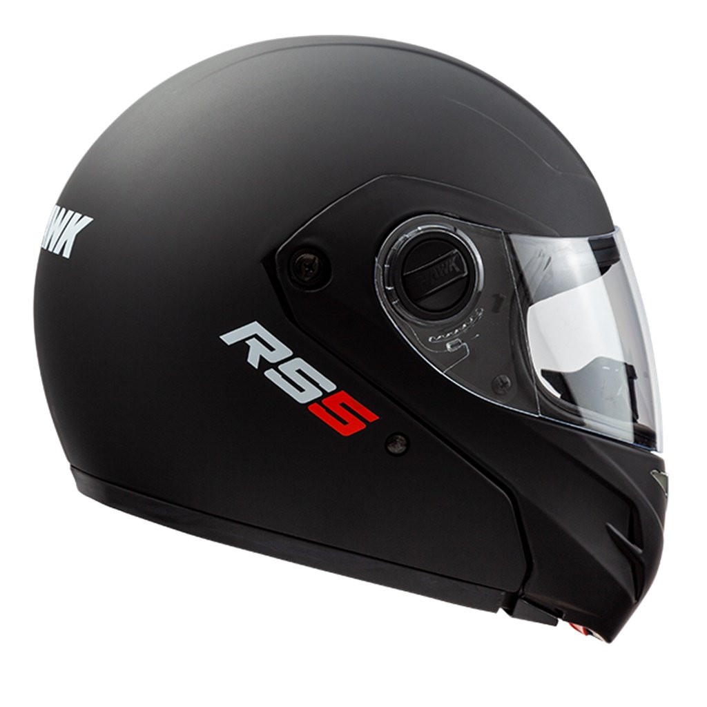 CASCO HAWK RS5 FLIP UP NEGRO MATE