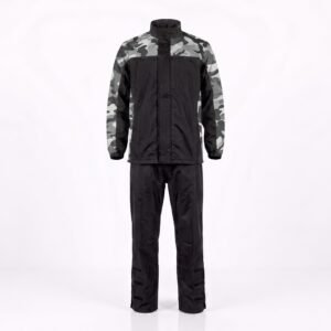 CONJUNTO LLUVIA PANTALON Y CAMPERA CAMUFLADO