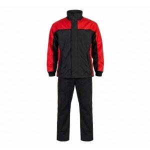 CONJUNTO LLUVIA PANTALON Y CAMPERA ROJO