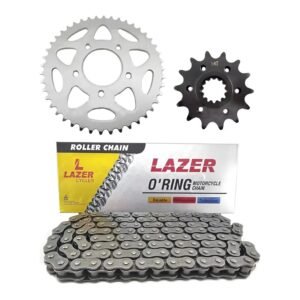 KIT TRANSMISION LAZER BENELLI 300 44T - 14T CAD 525H X 108 ORING X
