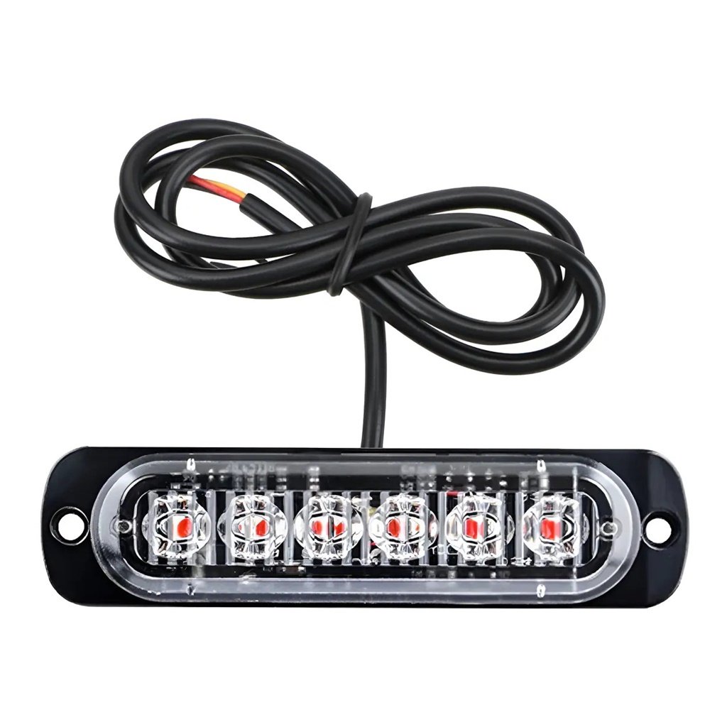 FAROL AUXILIAR LED ROJO DESTELLANTE