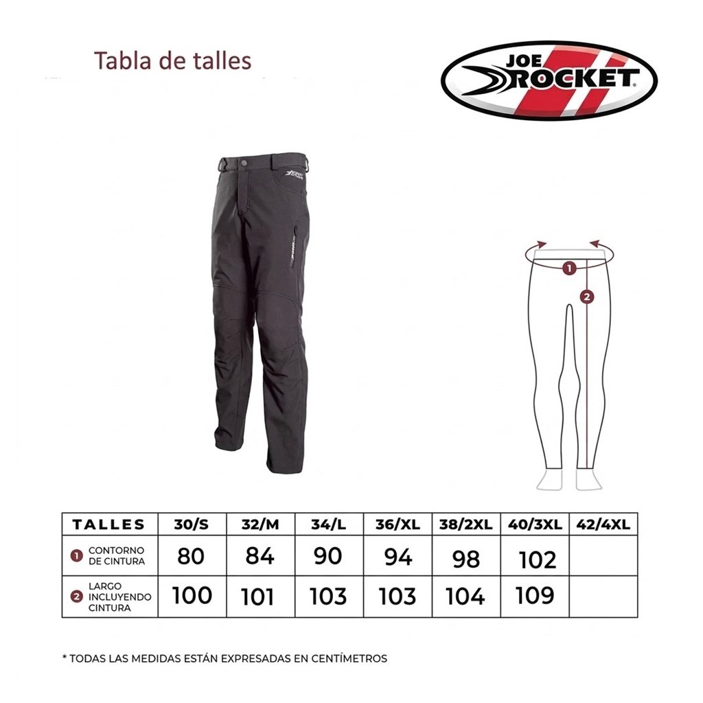 PANTALON JOE ROCKET MUJER SOFTSHELL TALLES