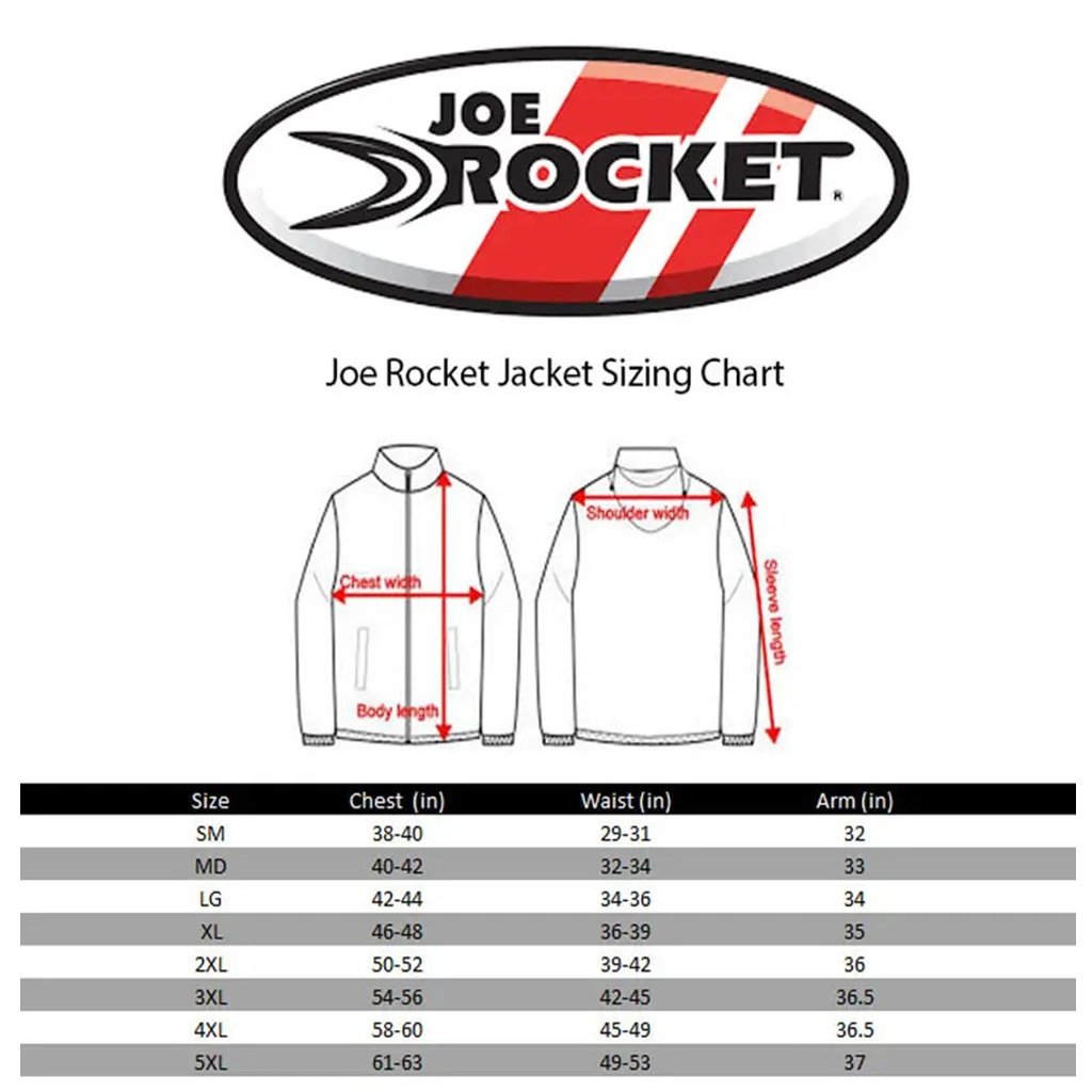 CAMPERA JOE ROCKET CRUISER NEGRO TALLES