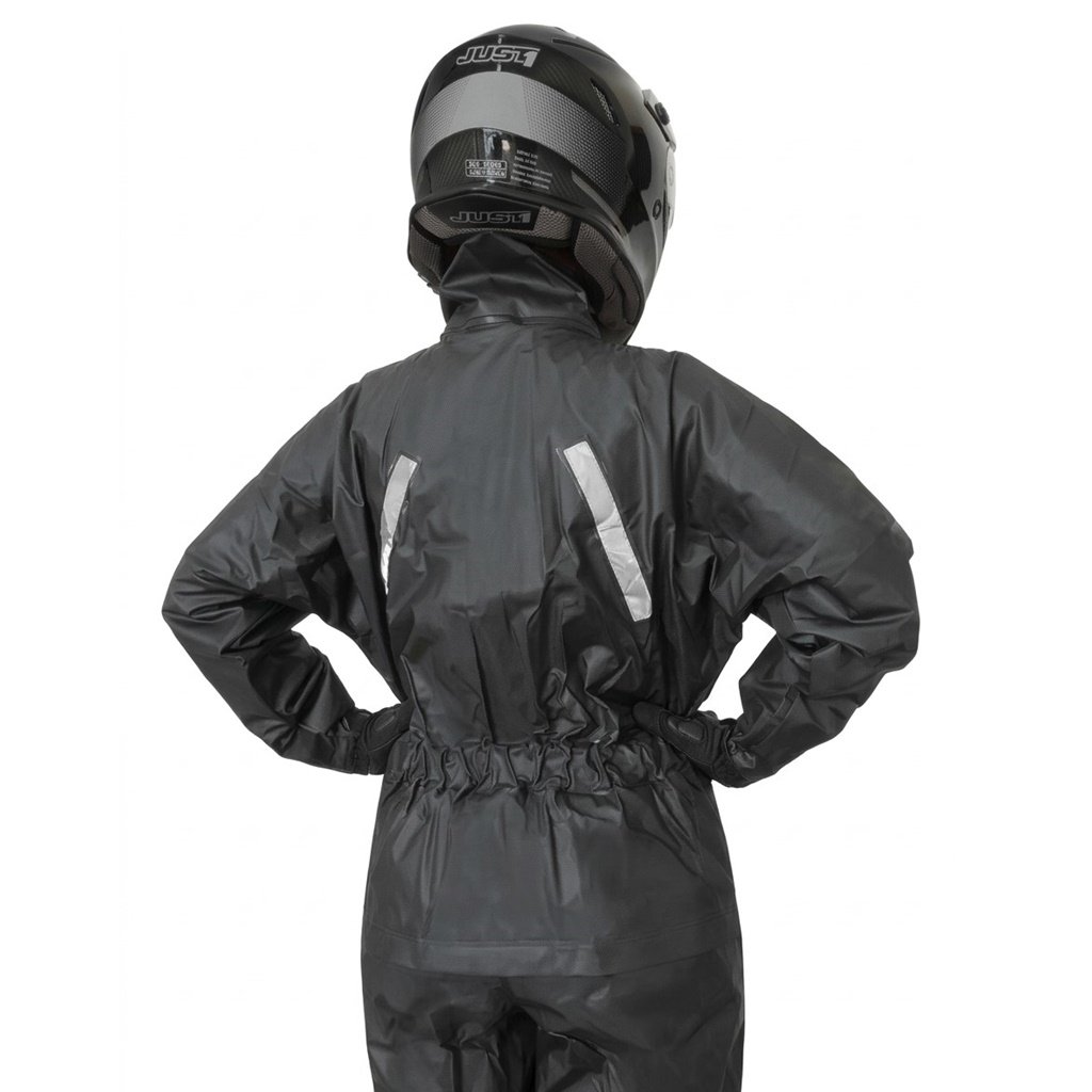 CONJUNTO LLUVIA PANTALON Y CAMPERA SPEKTOR MUJER PVC NEGRO
