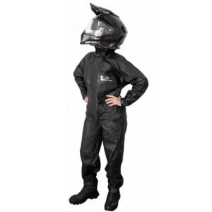 CONJUNTO LLUVIA PANTALON Y CAMPERA SPEKTOR MUJER PVC NEGRO